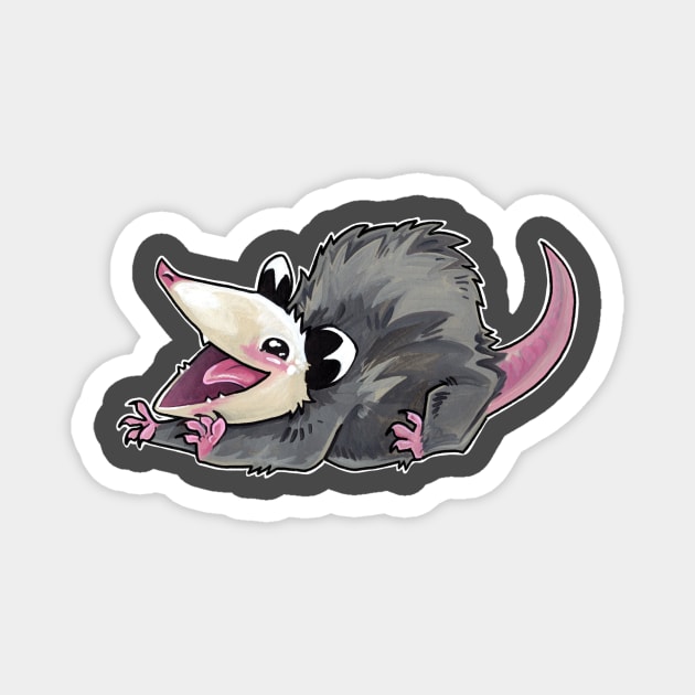 Happy possum Magnet by BiancaRomanStumpff