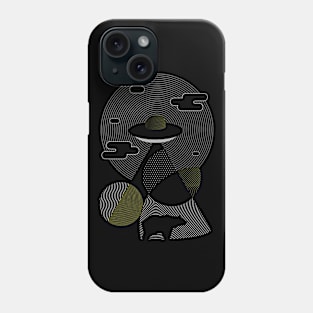 UFO graphic Phone Case