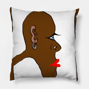 Black Woman Pillow