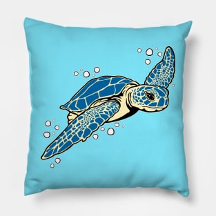 Light Yellow Sea Turtle Pillow