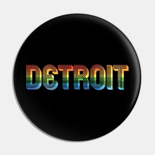 Detroit Rainbow Pin