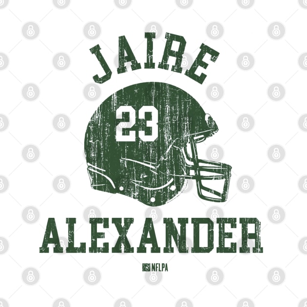 Jaire Alexander Green Bay Helmet Font by TodosRigatSot