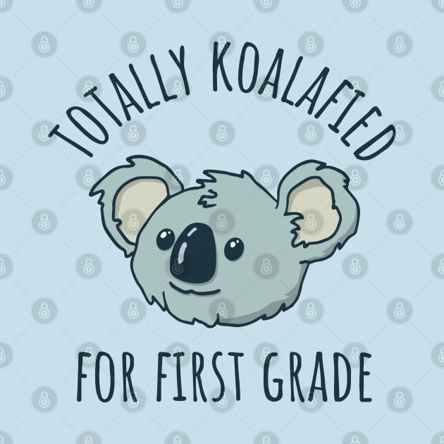 First Grade Back to School Koala by Huhnerdieb Apparel