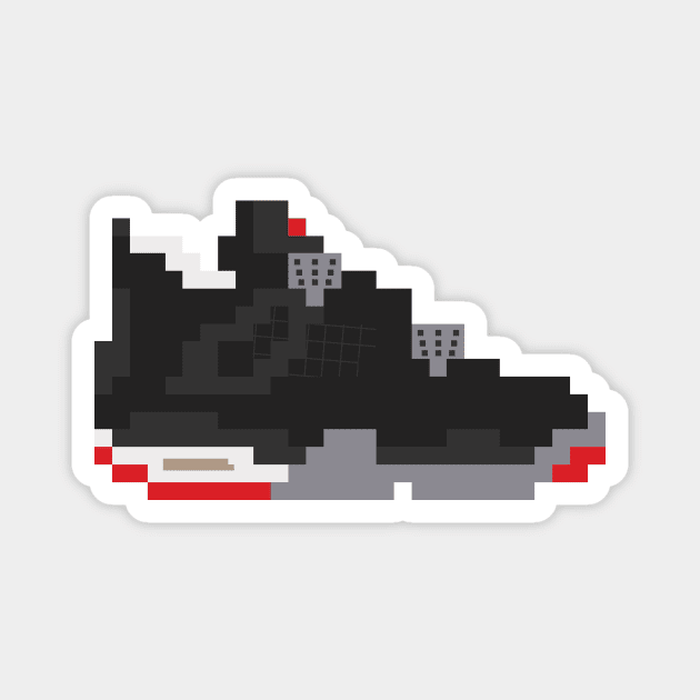 8-bit Jordan 4s Magnet by soujohn