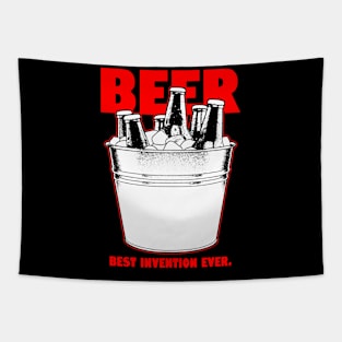 Beer Best Invention Ever Funny Meme For Beer Drinkers Tapestry