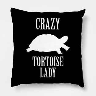 Crazy Tortoise Lady Pillow