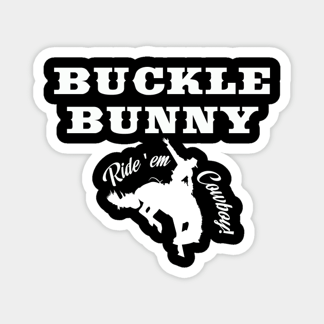 Buckle Bunny Rodeo Rider Magnet by Mgillespie02134