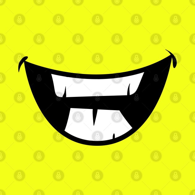 Funny Smile Mouth by Shirtbubble