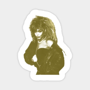 Tina Turner - Yellow Vintage 80s Magnet