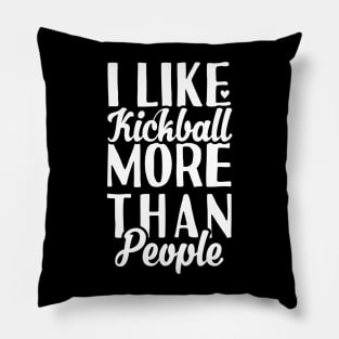 I Like Kickball Pillow