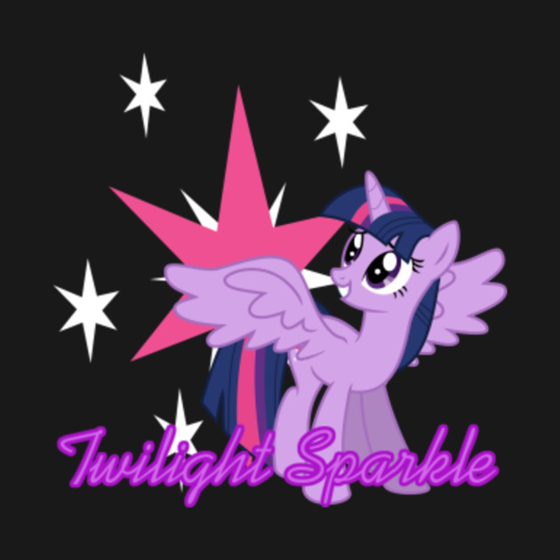 Twilight Sparkle and Cutie Mark - Ponies - T-Shirt | TeePublic