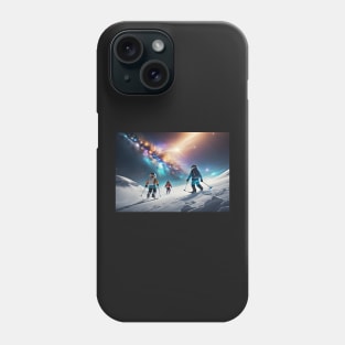 Cosmic ski trip Phone Case