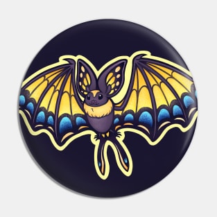 Butterfly Bat Pin