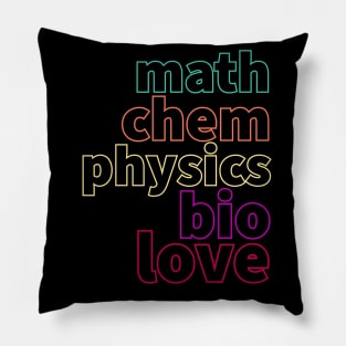 Retro Science Love Pillow