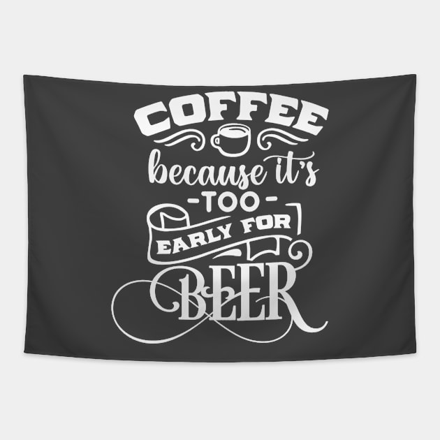 Coffee Beer Tapestry by kimmieshops