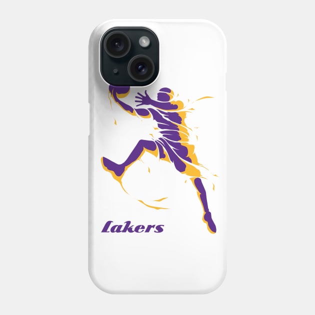 Los Angeles Lakers - NBA Phone Case by info@dopositive.co.uk