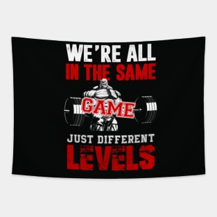 Same game different levels Tapestry