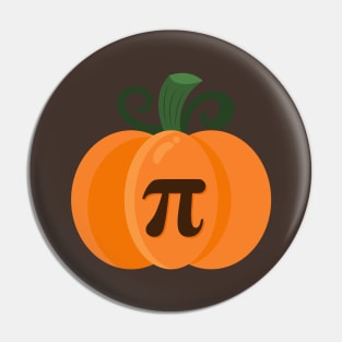 Pumpkin Pi Thanksgiving Holiday design Pin