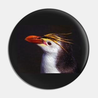 Royal Penguin Portrait Pin