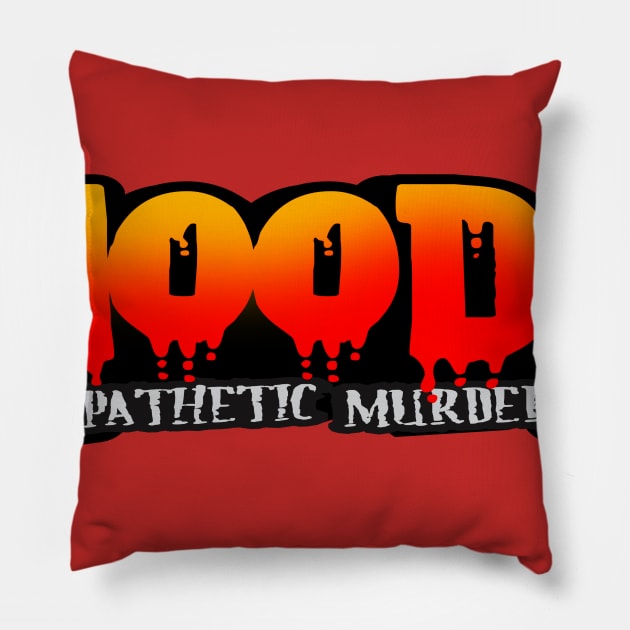 Hoody Title Logo (red yellow gradient) Pillow by TeamAnomalous1