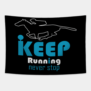 Keep Running Tapestry