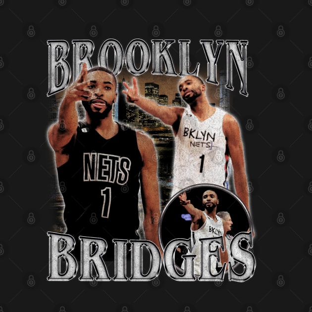 Mikal Bridges BROOKLYN BRIDGES Vintage by rattraptees