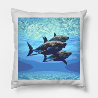 Shark Trio Pillow