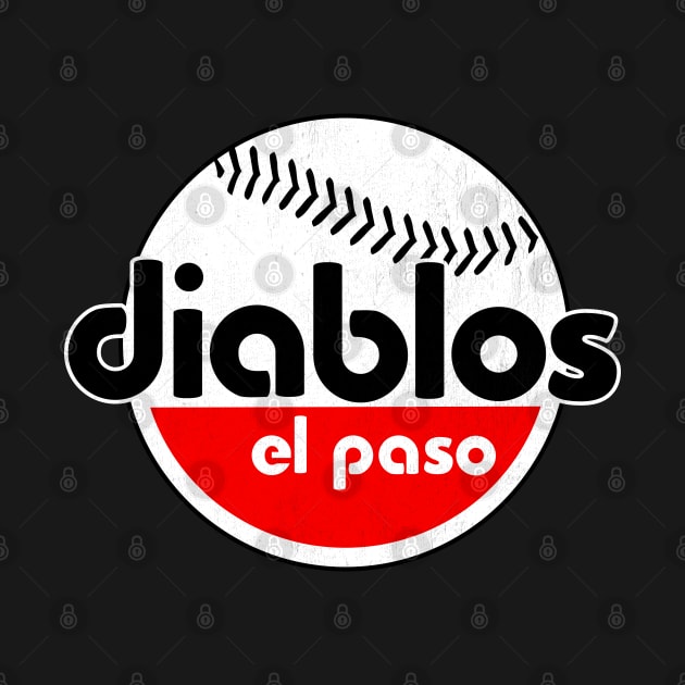 Retro El Paso Diablos Baseball 1974 by LocalZonly