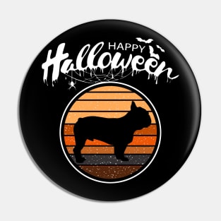 Funny Happy Halloween Beautiful French Bulldog Kid Gift Pin