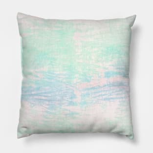 Green and Blue Soft Shibori Pillow