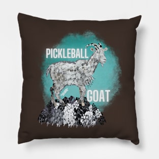 Pickleball GOAT by Pickleball ARTwear Pillow