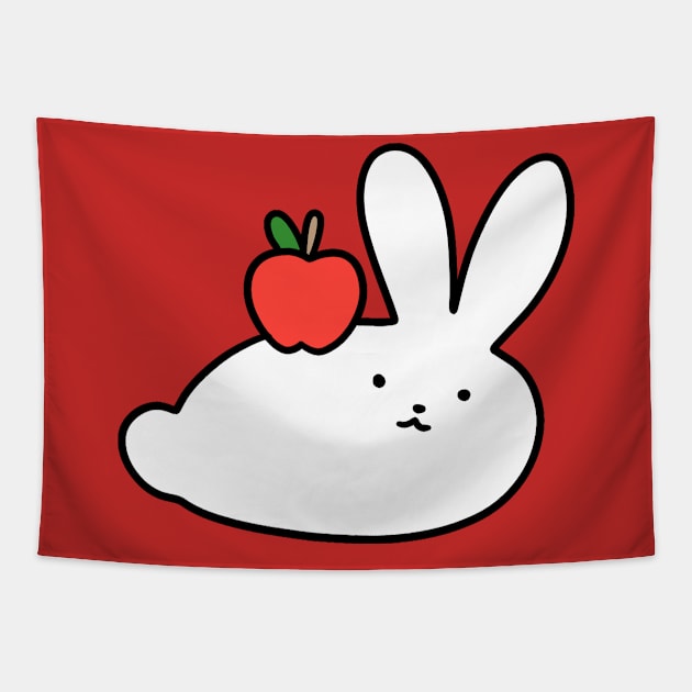 Apple Bunny Tapestry by saradaboru