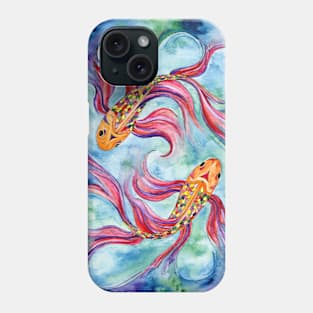 Watercolour Koi Phone Case