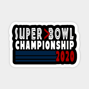 Super bowl championship Magnet