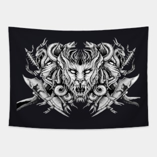 Death Lion Tapestry