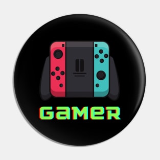 Neon Gamer Pin