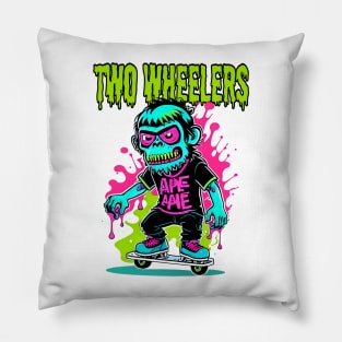 Two Wheelers ape Pillow