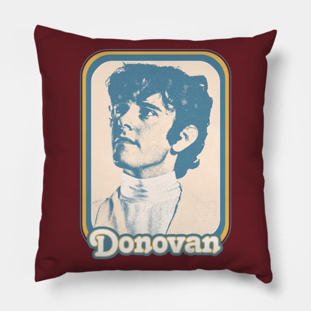 Donovan // 1960s Folk Music Fan Pillow by DankFutura