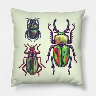 Jewel Beetles Pillow