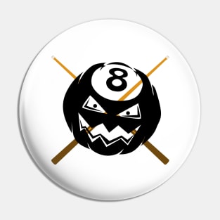 Pumpkin 8 ball Pin