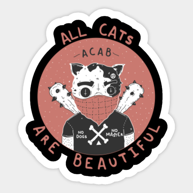 All Cats Are Beautiful Cute All Cats Are Beautiful Sticker
