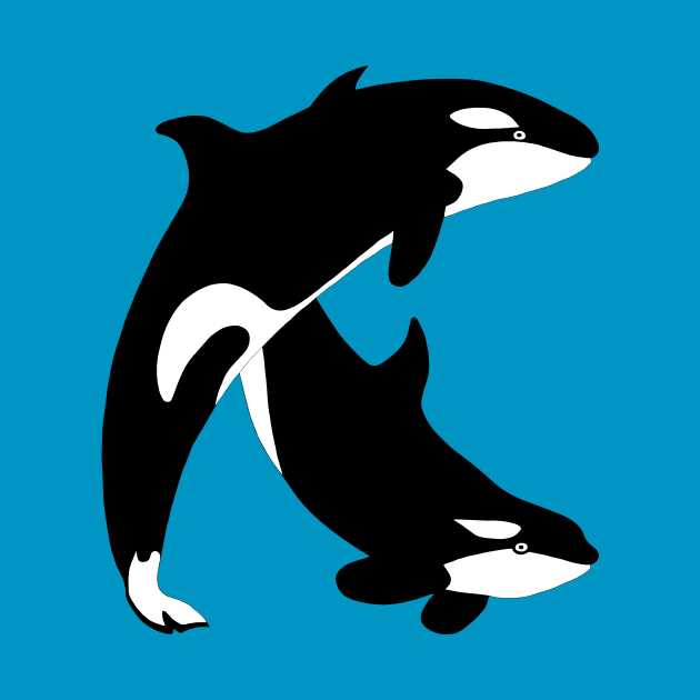 Orca pair by lorendowding