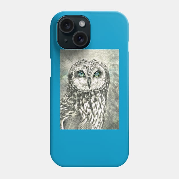 Owl of Wisdom Phone Case by SillWill Studios