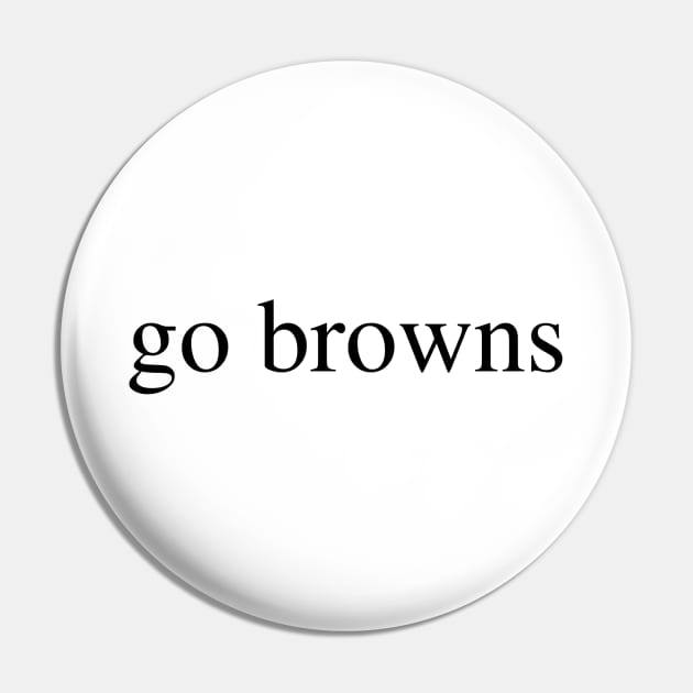 go browns Pin by delborg