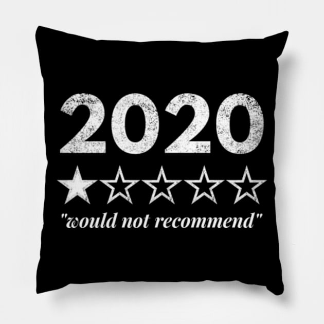 2020 Would Not Recommend One Star Pillow by Worldengine