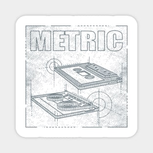 Metric - Technical Drawing Magnet