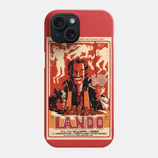 "Lando" Spaghetti Western Poster Phone Case by Chris_