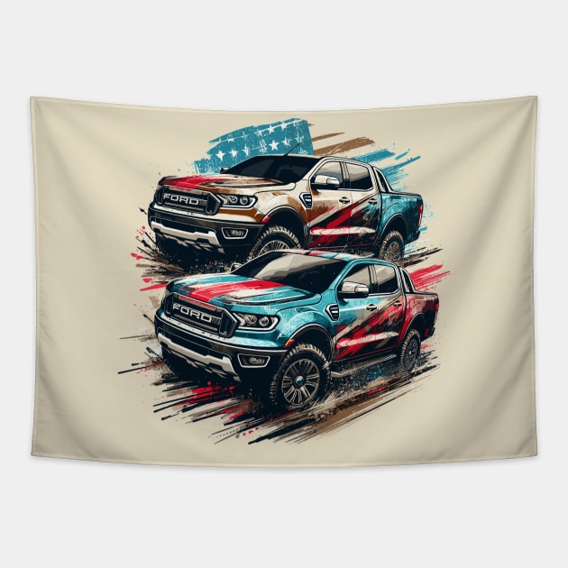 Ford Ranger Tapestry by Vehicles-Art