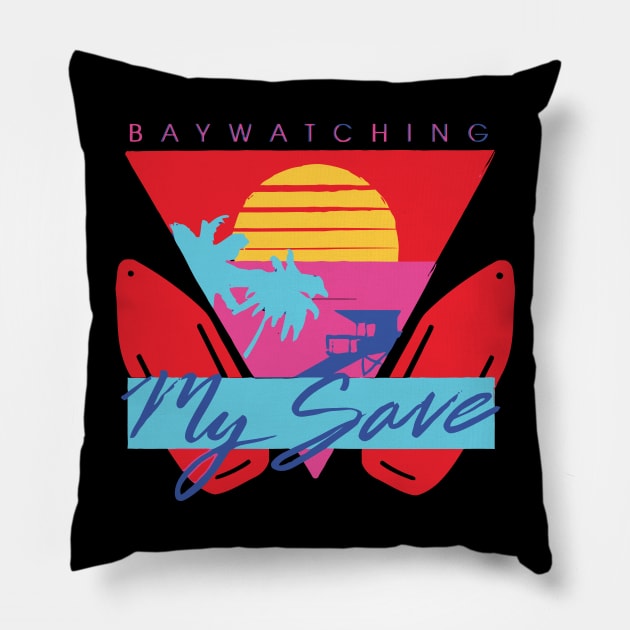 Baywatching My Save Light Pillow by chiantone