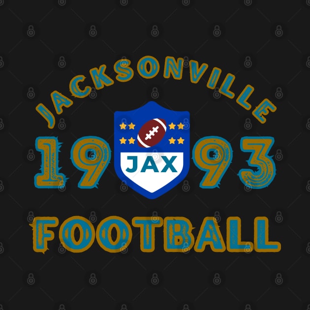 Jacksonville Football Vintage Style by Borcelle Vintage Apparel 